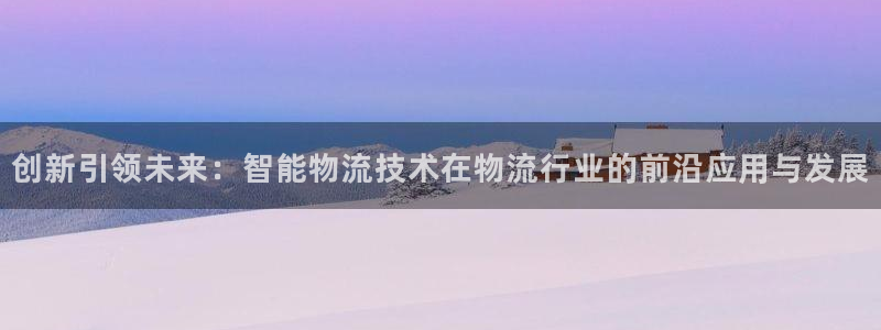 狗子28推广链接是多少个：创新引领未来：智能物流技术在物流行